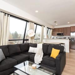 Modern condo with town and mountain views!