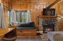 Cozy Updated Cabin w/ Barrel Sauna, EV Charger