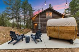 Cozy Updated Cabin w/ Barrel Sauna, EV Charger