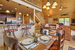 Secluded Alma Log Cabin | Hot Tub | Mountain View